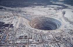 mirny-diamond-mine diamonds
