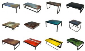 oxyd junkyard metal tables